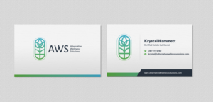 Design de Carte de Visite par INDIAN_Ashok pour Alternative Wellness Solutions  | Design : #12672647