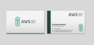 Design de Carte de Visite par INDIAN_Ashok pour Alternative Wellness Solutions  | Design : #12672648