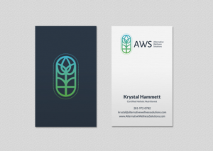 Design de Carte de Visite par INDIAN_Ashok pour Alternative Wellness Solutions  | Design : #12672665