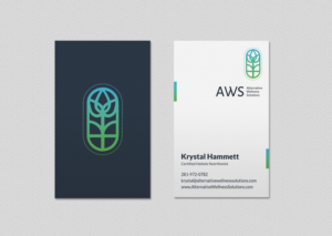 Design de Carte de Visite par INDIAN_Ashok pour Alternative Wellness Solutions  | Design : #12672667