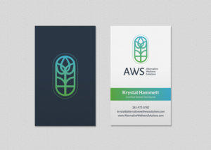 Design de Carte de Visite par INDIAN_Ashok pour Alternative Wellness Solutions  | Design : #12672684