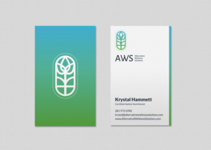 Design de Carte de Visite par INDIAN_Ashok pour Alternative Wellness Solutions  | Design : #12672686