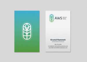 Design de Carte de Visite par INDIAN_Ashok pour Alternative Wellness Solutions  | Design : #12672687