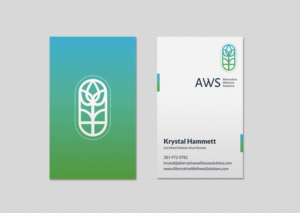 Design de Carte de Visite par INDIAN_Ashok pour Alternative Wellness Solutions  | Design : #12672689