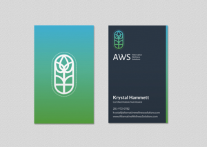 Design de Carte de Visite par INDIAN_Ashok pour Alternative Wellness Solutions  | Design : #12672692