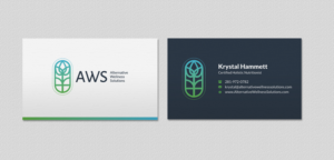 Design de Carte de Visite par INDIAN_Ashok pour Alternative Wellness Solutions  | Design : #12672697