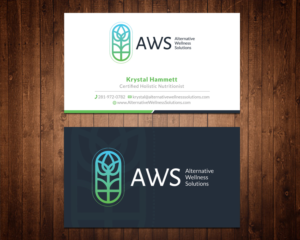Design de Carte de Visite par Shahin Hossen pour Alternative Wellness Solutions  | Design : #12711515