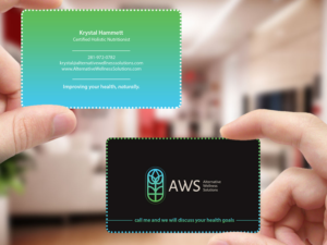 Business Card Design by Creations Box 2015 for Alternative Wellness Solutions  | Design: #12678932