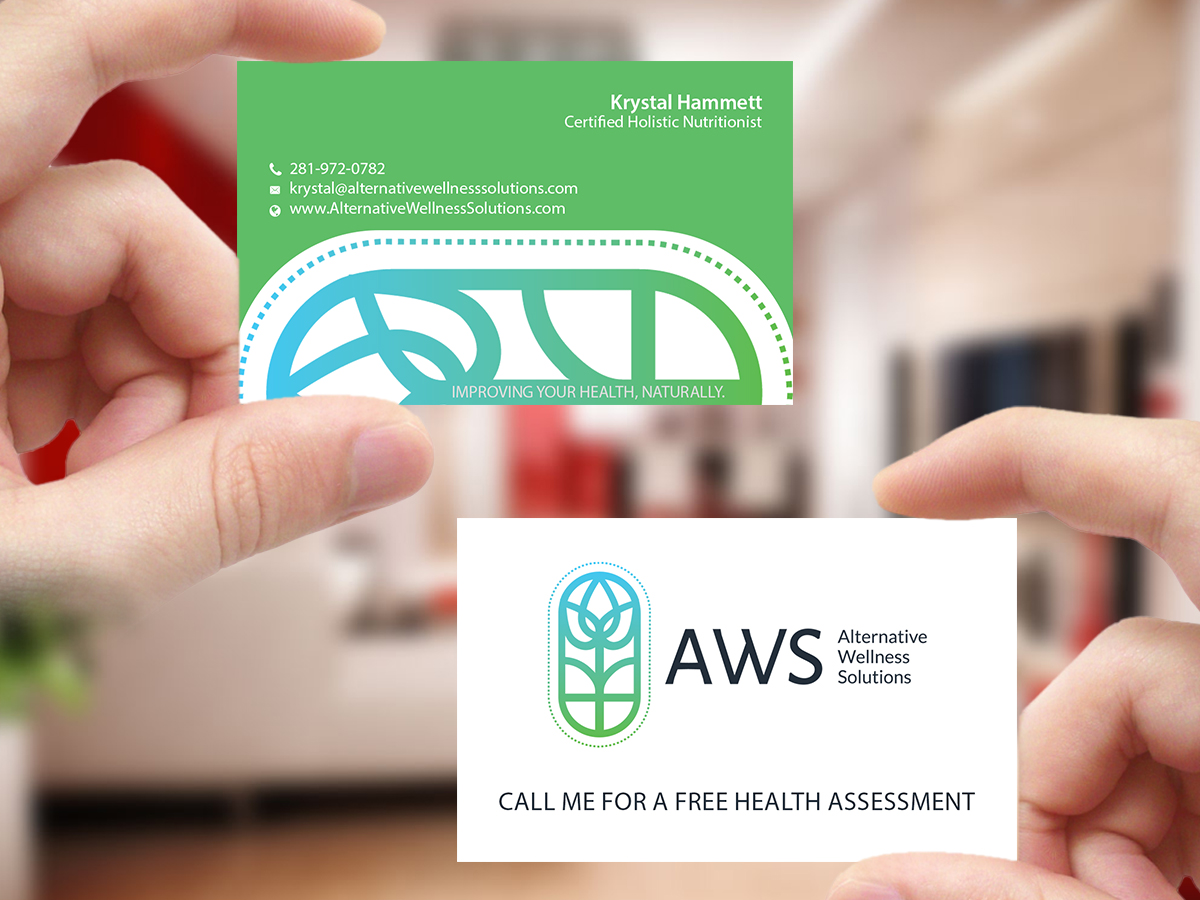 Business Card Design by Creations Box 2015 for Alternative Wellness Solutions  | Design #12678943