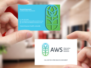 Business Card Design by Creations Box 2015 for Alternative Wellness Solutions  | Design: #12678944
