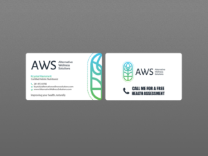 Business Card Design by Creations Box 2015 for Alternative Wellness Solutions  | Design: #12678948