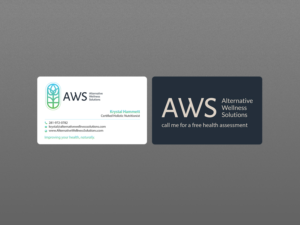Design de Carte de Visite par Creations Box 2015 pour Alternative Wellness Solutions  | Design : #12678953