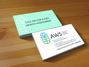 Design de Carte de Visite par Creations Box 2015 pour Alternative Wellness Solutions  | Design : #12706145