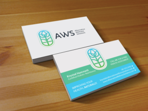 Design de Carte de Visite par Creations Box 2015 pour Alternative Wellness Solutions  | Design : #12706148