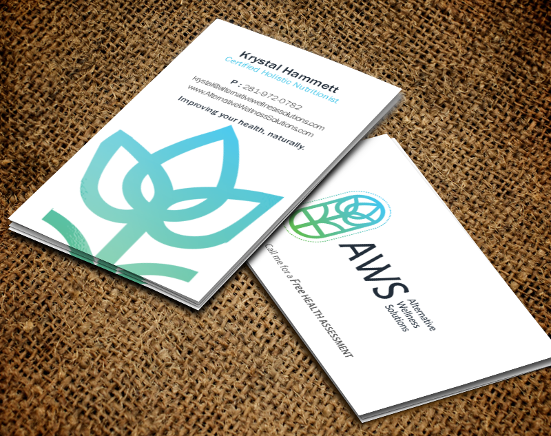 Design de Carte de Visite par Brand aid pour Alternative Wellness Solutions  | Design #12676722