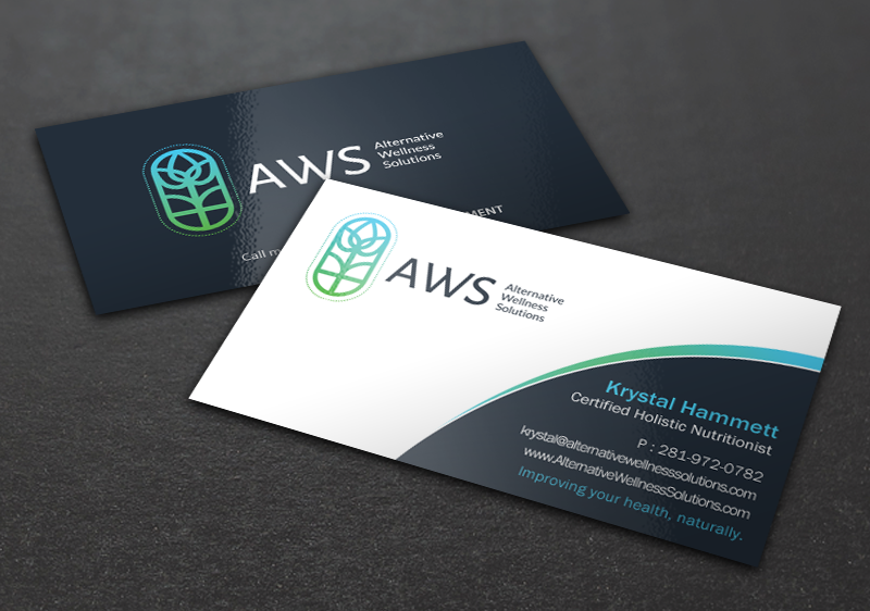 Design de Carte de Visite par Brand aid pour Alternative Wellness Solutions  | Design #12676726