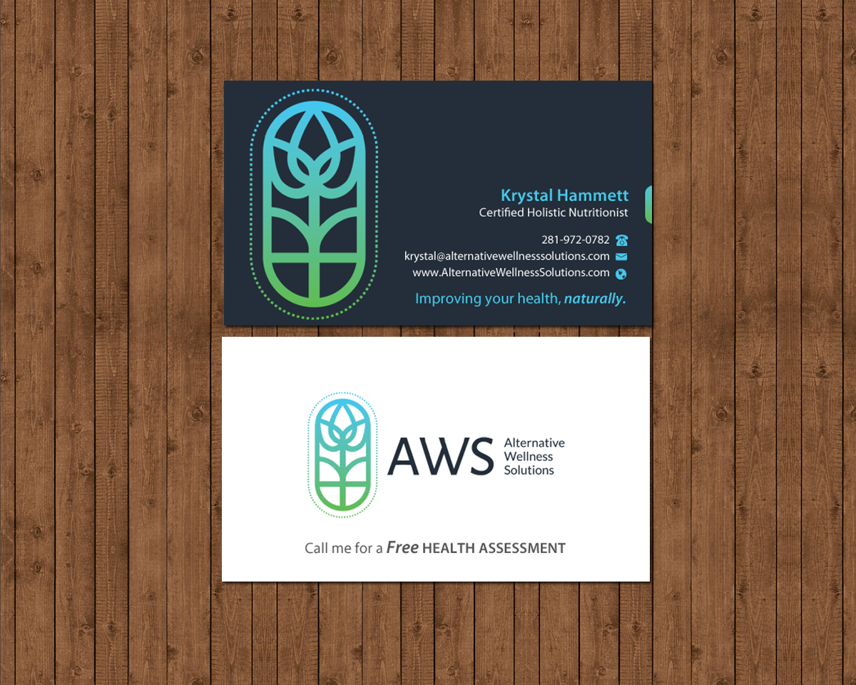 Design de Carte de Visite par Brand aid pour Alternative Wellness Solutions  | Design #12694046