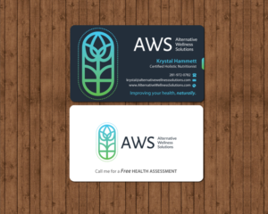 Design de Carte de Visite par Brand aid pour Alternative Wellness Solutions  | Design : #12694098