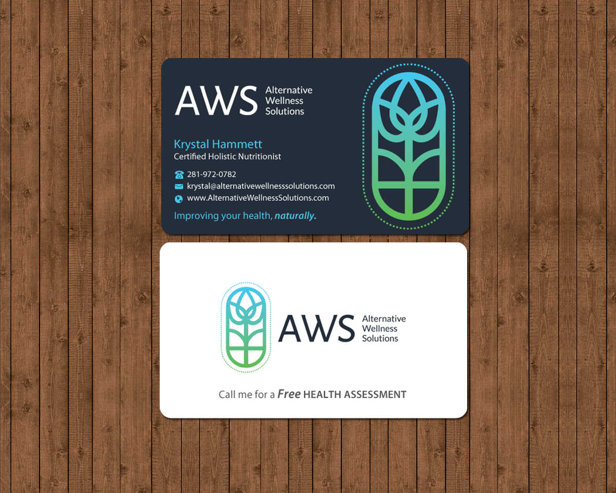 Design de Carte de Visite par Brand aid pour Alternative Wellness Solutions  | Design #12694128