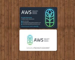 Design de Carte de Visite par Brand aid pour Alternative Wellness Solutions  | Design : #12694128