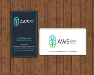 Design de Carte de Visite par Brand aid pour Alternative Wellness Solutions  | Design : #12694336