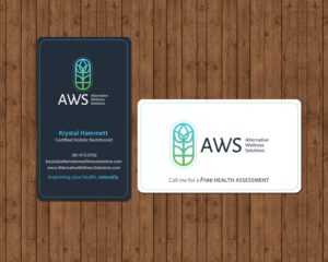 Design de Carte de Visite par Brand aid pour Alternative Wellness Solutions  | Design : #12694338