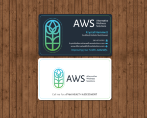 Design de Carte de Visite par Brand aid pour Alternative Wellness Solutions  | Design : #12694350