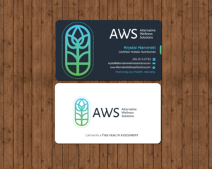 Design de Carte de Visite par Brand aid pour Alternative Wellness Solutions  | Design : #12775038