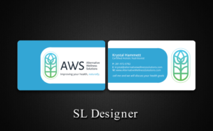 Design de Carte de Visite par SL Designer pour Alternative Wellness Solutions  | Design : #12669409