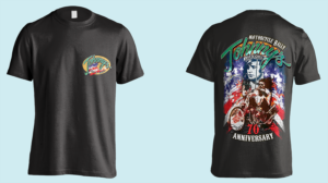 Johnny's Bar &amp;amp;amp;amp; Grill, Hollister 70th anniversary rally t-shirt