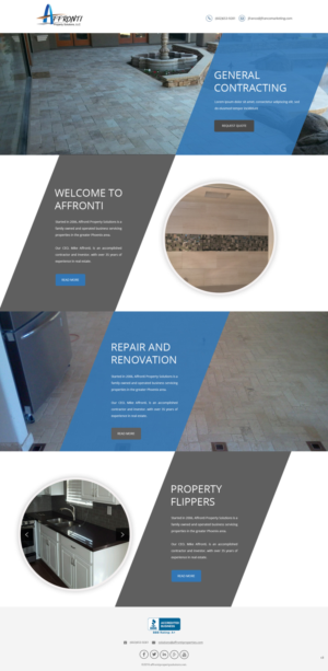 Web Design by pb for Affronti Property Solutions LLC | Design: #12677103