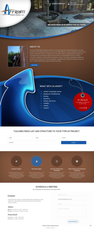 Web Design by pb for Affronti Property Solutions LLC | Design: #12677109