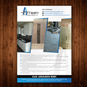 Web Design by Souvik Roy (Alex Pro) for Affronti Property Solutions LLC | Design: #12745579