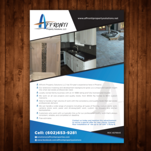Family Owned General Contracting Business Needs Great E-Flyer Design | Web-Design von Souvik Roy (Alex Pro)