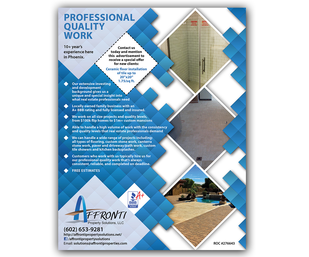 Web Design by Emmanuel Creations for Affronti Property Solutions LLC | Design #12894904