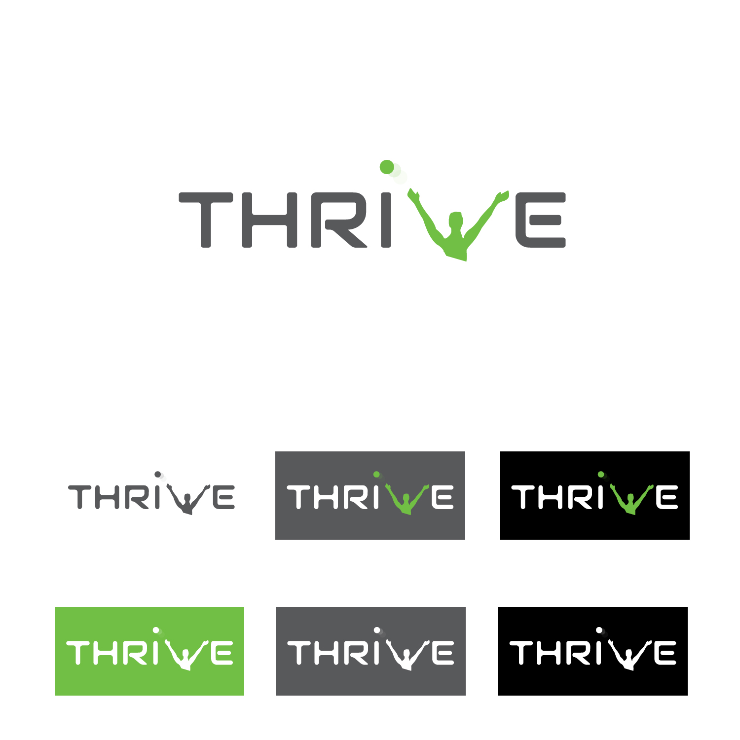 Logo Design by marquee for Thrive Fitness, LLC | Design #12668942