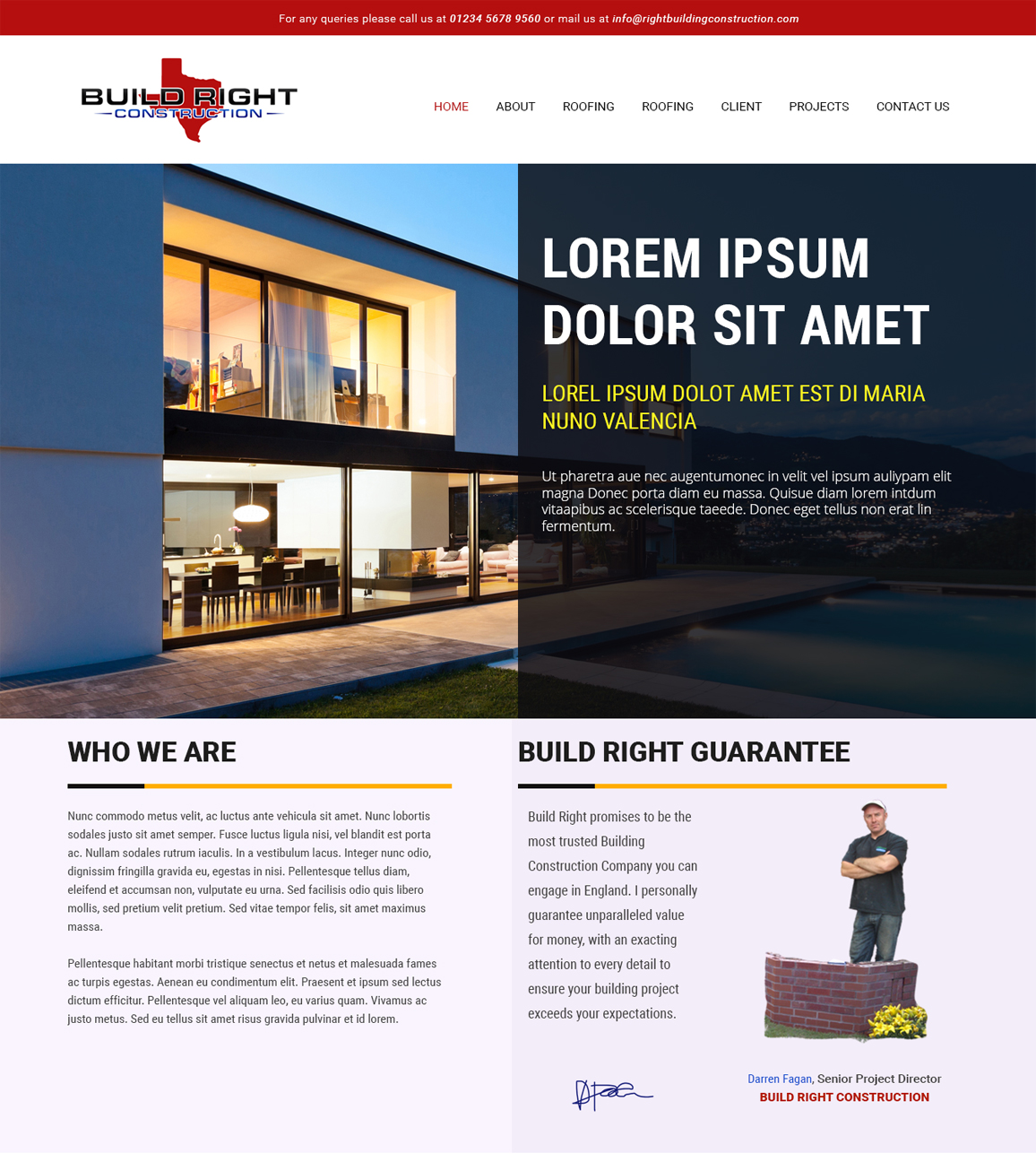 Web Design by Expert Designer for Build Right Construction | Design #12690022