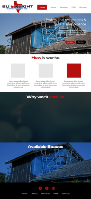 Build Right Construction Need an information and interactive website with client portal.  We have ou | Diseño Web por wolf