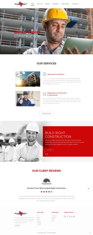 Diseño Web por pb para Build Right Construction | Diseño: #12677169