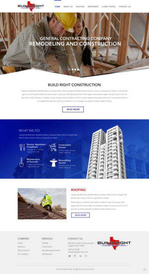Diseño Web por pb para Build Right Construction | Diseño: #12677178