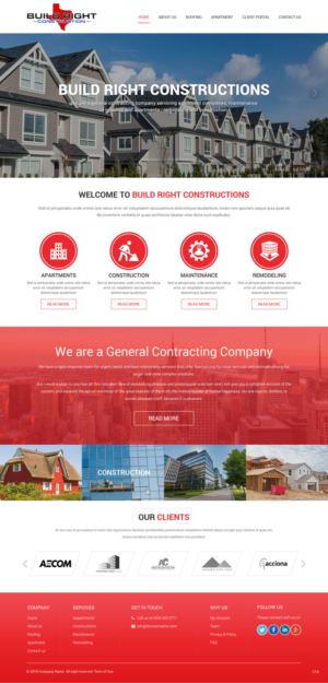 Diseño Web por pb para Build Right Construction | Diseño: #12677180