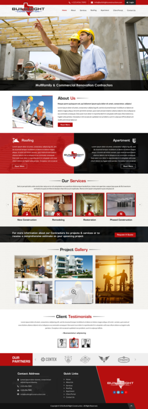 Diseño Web por Sbss para Build Right Construction | Diseño: #12677606
