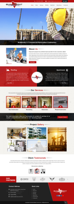 Diseño Web por Sbss para Build Right Construction | Diseño: #12677608