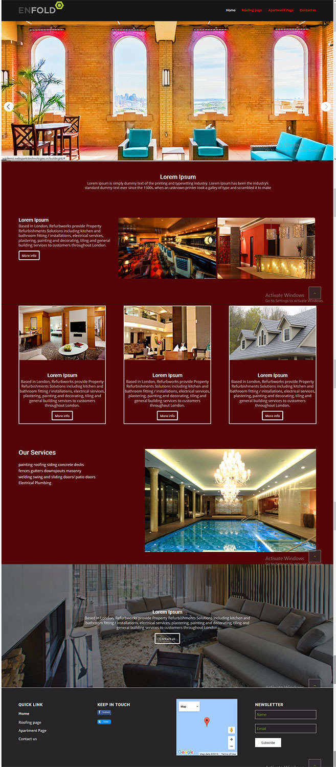 Web Design par shawnisarkar143 pour Build Right Construction | Design #12733152