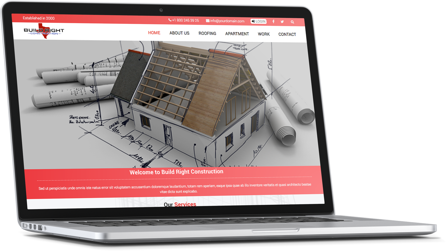 Web Design by cCopilot for Build Right Construction | Design #12695042
