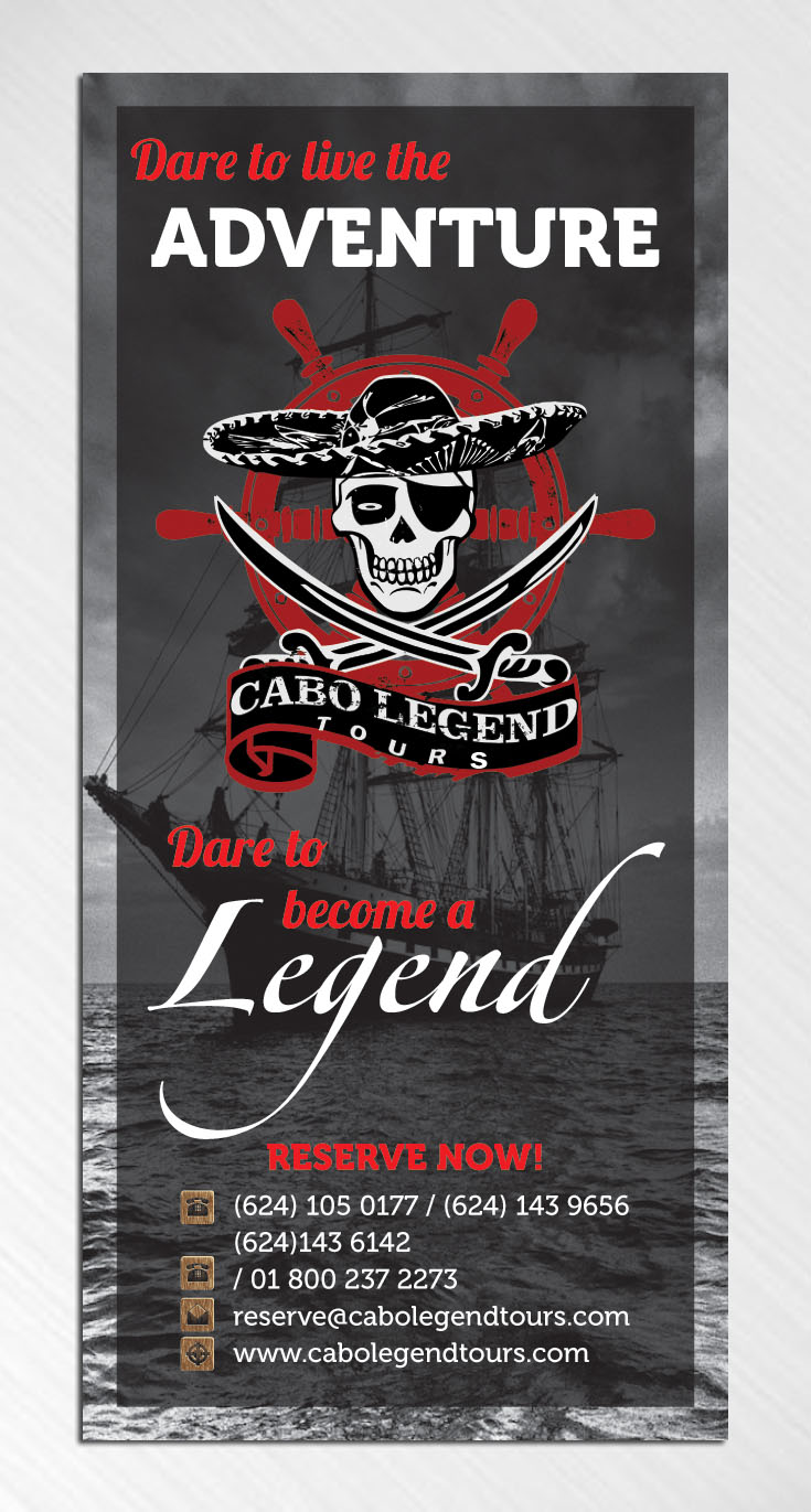 Broschüren-Design von Sbss für Cabo escape tours | Design #2435556