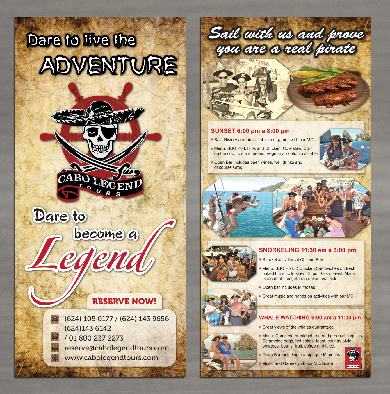 Brochure Design by Sbss for Cabo escape tours | Design #2445039