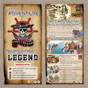 Brochure Design by Sbss for Cabo escape tours | Design: #2454752