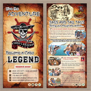 Brochure Design by Sbss for Cabo escape tours | Design: #2454754