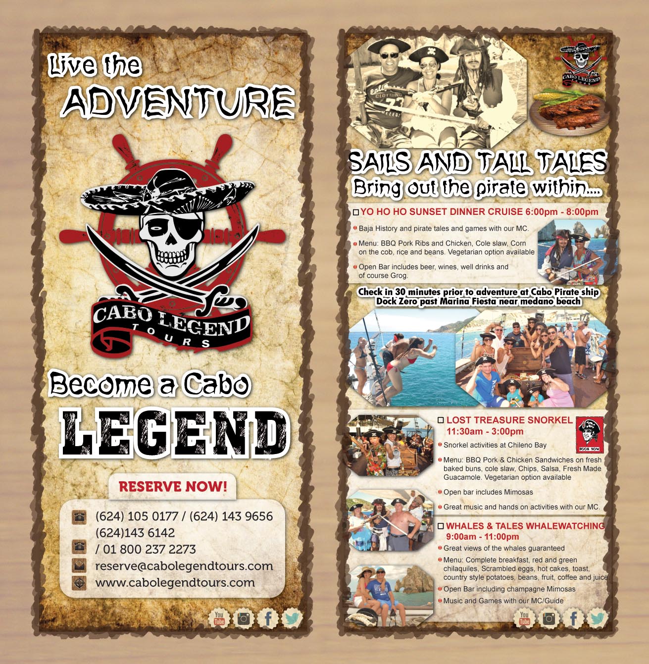Brochure Design by Sbss for Cabo escape tours | Design #2463865
